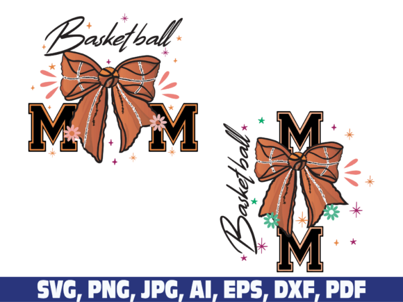 Basketball Mom Coquette Bow Front Back: A Stitch Review
