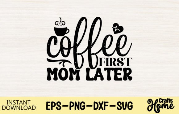 From Designer's Sketch to Finished Stitch: Coffee First Mom Later