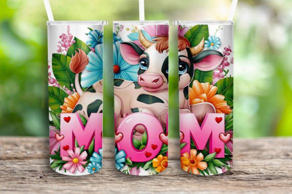 Mom Cow Mothers Day Tumbler Wrap Png: Practical Design Review