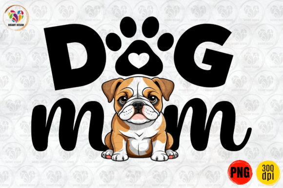 Pug Puppy Dog Mom, Dog Lover PNG Worth Stitching